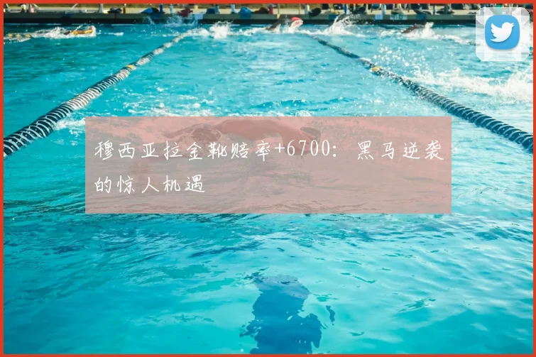 穆西亚拉金靴赔率+6700:黑马逆袭的惊人机遇